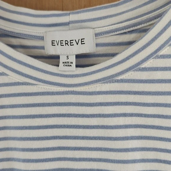 Evereve Striped Tee - Picture 2 of 5